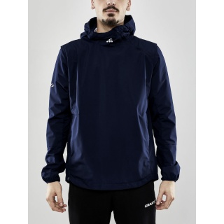 Craft Sport Training Jacket Zaero Anorak 3.0 (lightweight, wind and water resistant) navy blue Men